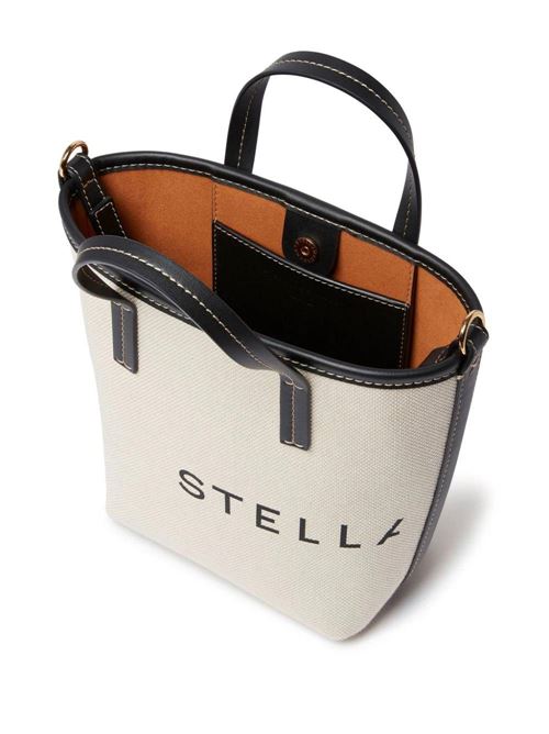 Canvas Shoulder Tote with Logo STELLA MC CARTNEY | 7B0106WP02219043